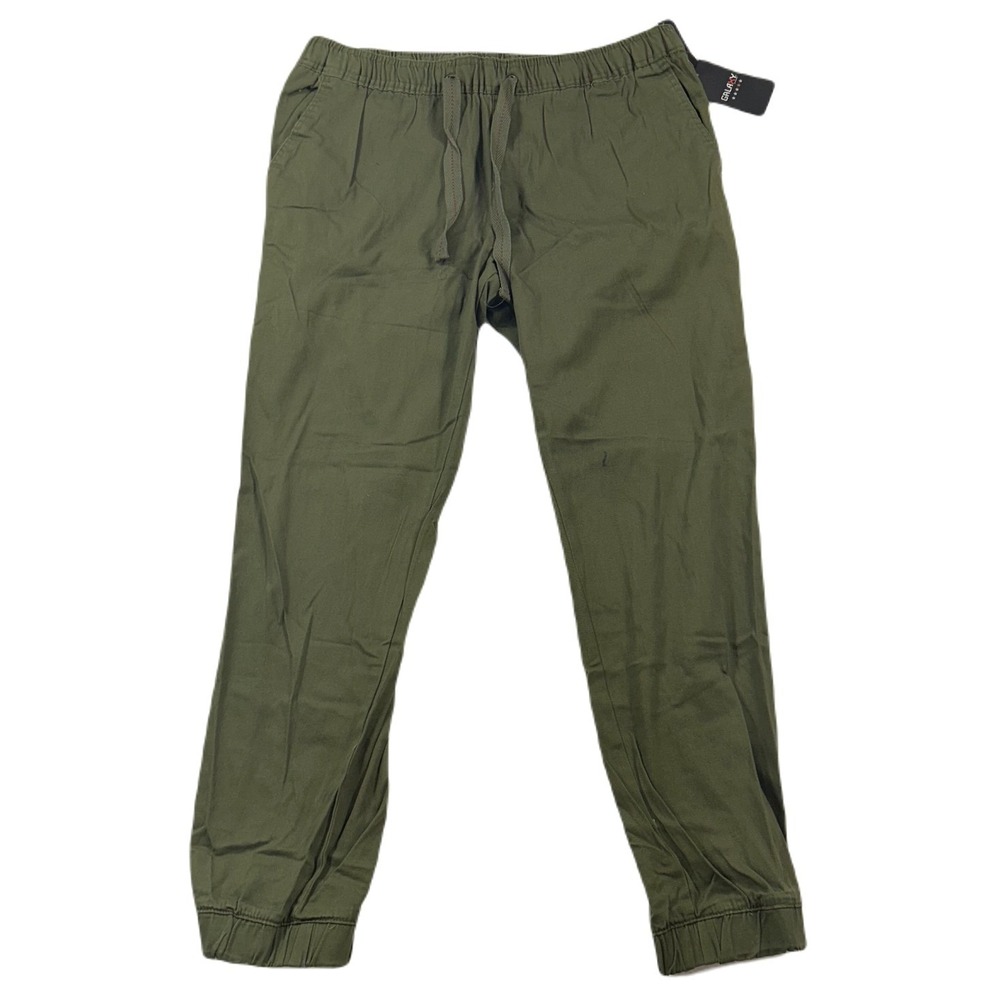 Galaxy Harvic Jogger Cargo Pants Mens 2XL Green 4 Way Stretch $48 NEW